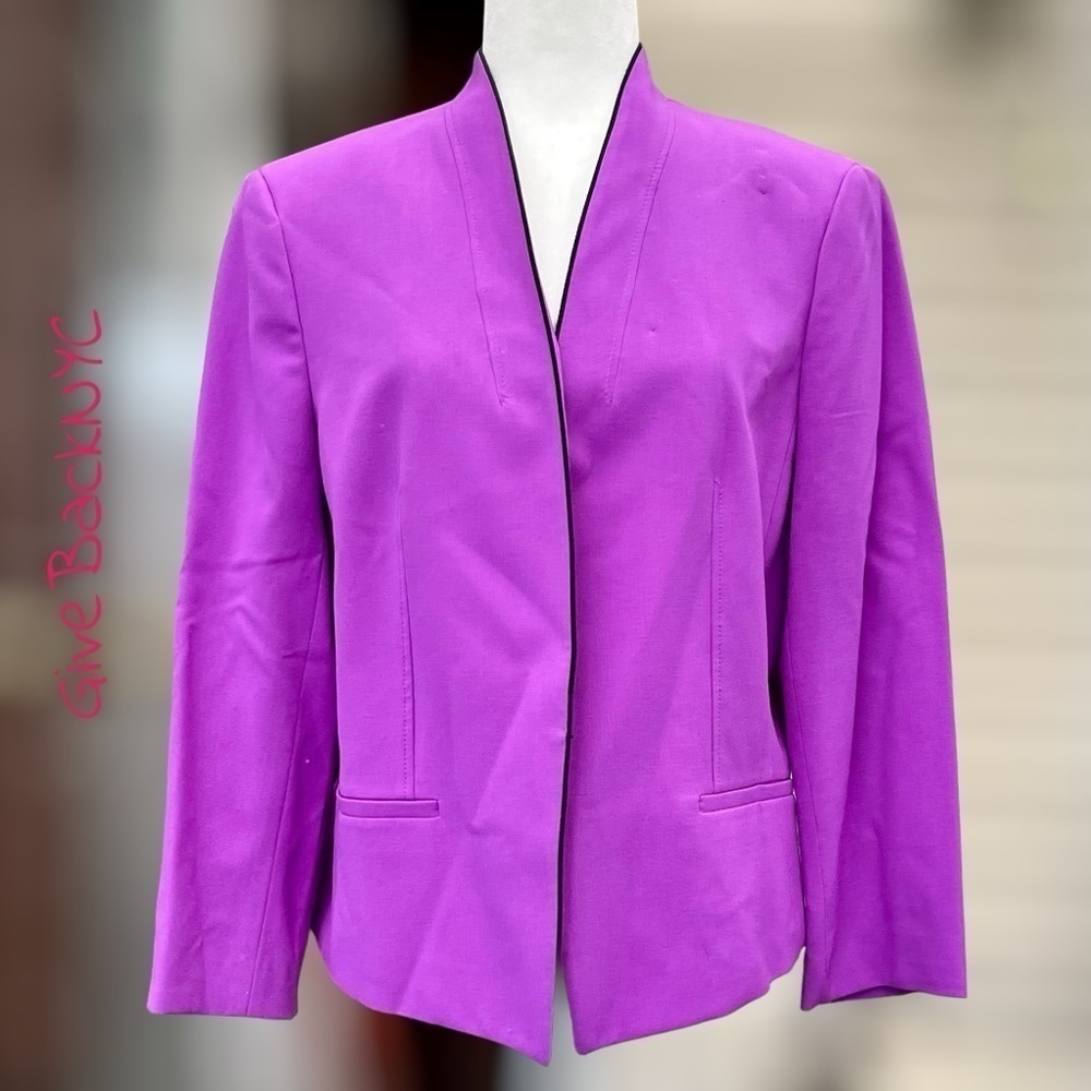 Vintage Nine West Fuchsia Blazer Size 14